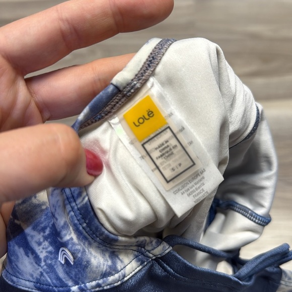 🏴 Lole Blue and White One Piece Swimsuit size small - Picture 6 of 6